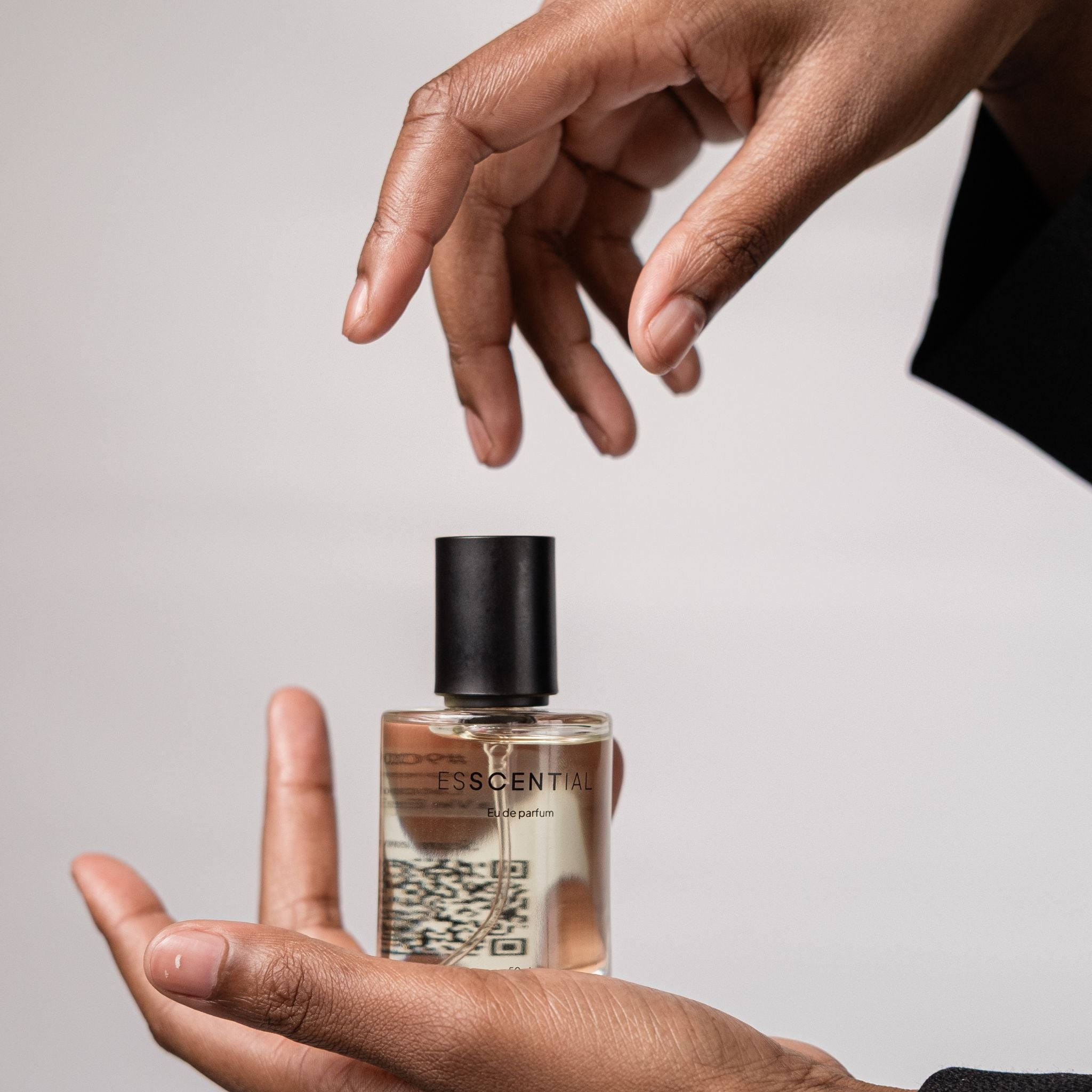  Lady's hands going to open perfume South Africa